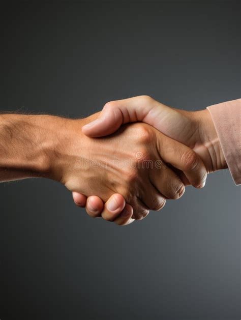 hands shaking  agreement  neutral background stock