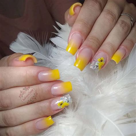 Unhas Decoradas Amarela - Unhas Decoradas Amarelas 2024: Fotos e Ideias