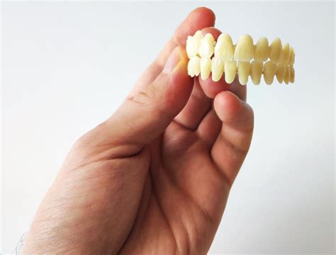 Realistic False Teeth - Full Set of Teeth Denture False Teeth 28 Tooth ...