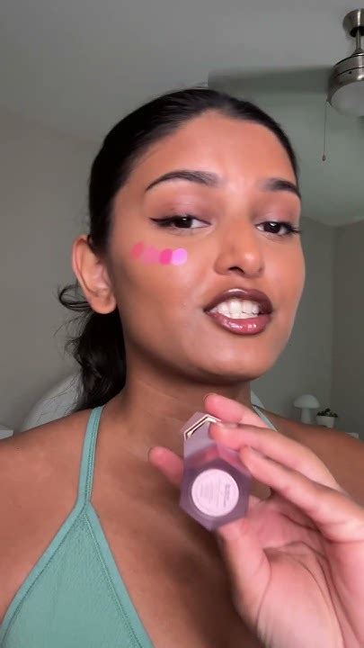 trying all my SHEGLAM liquid blushes #makeuplover #browngirl #brownskin ...