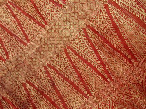 motif kain songket  daerah asalnya