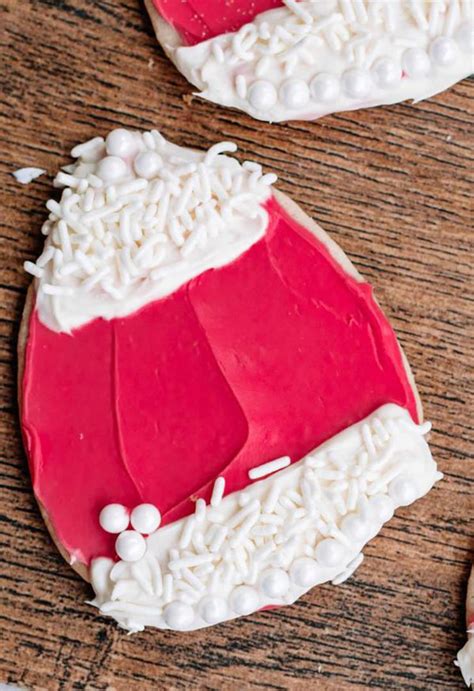 Christmas Cookies – BEST Santa Hat Cookie Recipe – {Easy} Sugar Cookie ...