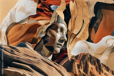 Channeling the Dadaist pioneer, this collage fuses various elements ...