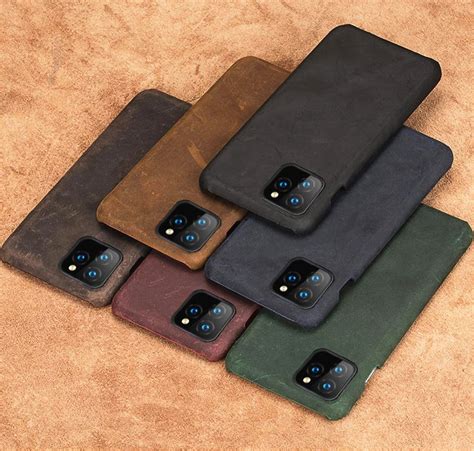Leather Iphone 14 Pro Max Caseleather Iphone 12/13 - Etsy