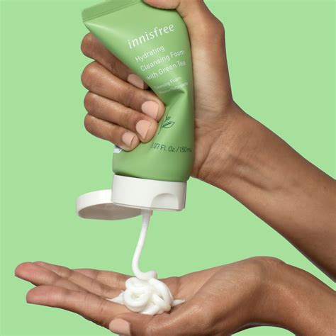 Hydrating Cleansing Foam | Foam cleanser, Green tea, Oil based cleanser