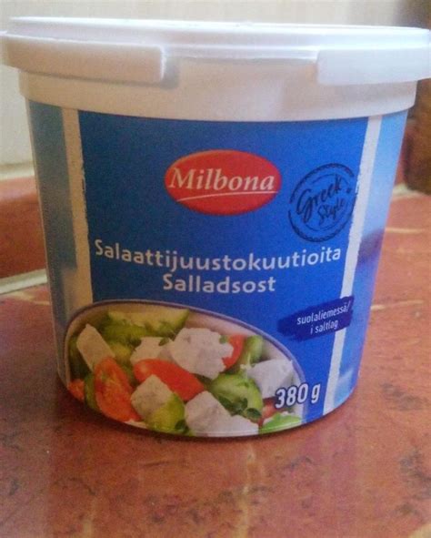 Milbona Salaattijuustokuutioita Salladsost (Balkán) Milbona - kalorie ...