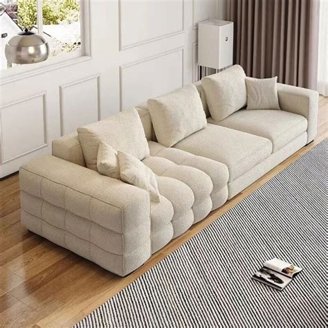 bold boucle trendy sofa designs  textured fabric modern