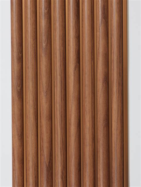 Bourbon Walnut Fluted Slat Wall Panel - Volga Panels™ | Wood slat ...