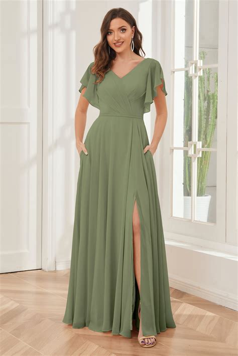 bridesmaid dresses with sleeves 13