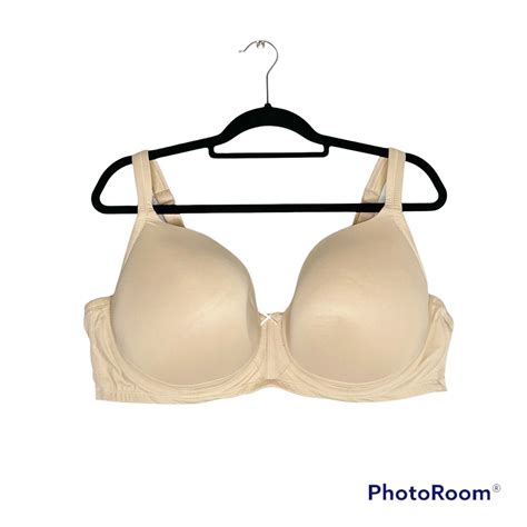 Cacique Lightly Lined Balconette Nude Bra Size 46DDD - Gem