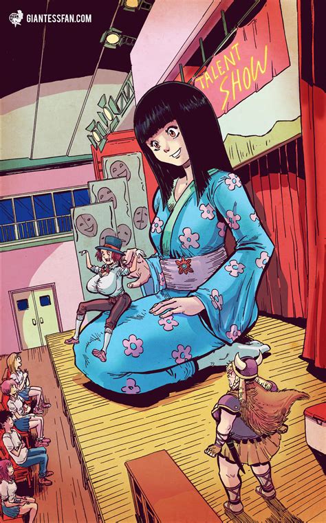 Growth Academys Giantess Naomi by giantess-fan-comics on DeviantArt