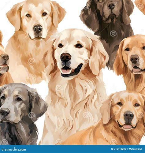 Dog Breeds Vector Collection: Set Of 30 Different Dog Breeds