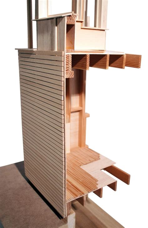 Section Model – Wood | Architecture design, Timber architecture, Wood ...