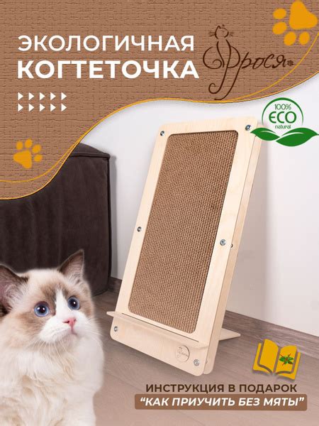Когтеточка Фрося Мольберт картонная для кошки, кота, котенка. - купить ...