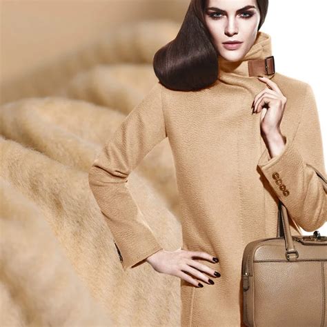 154cm high quality wool cashmere fabric autumn winter coat cashmere ...
