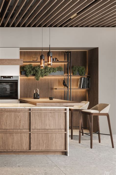 Fiuggi 2 japandi kitchen | Interior design kitchen, Modern wooden ...
