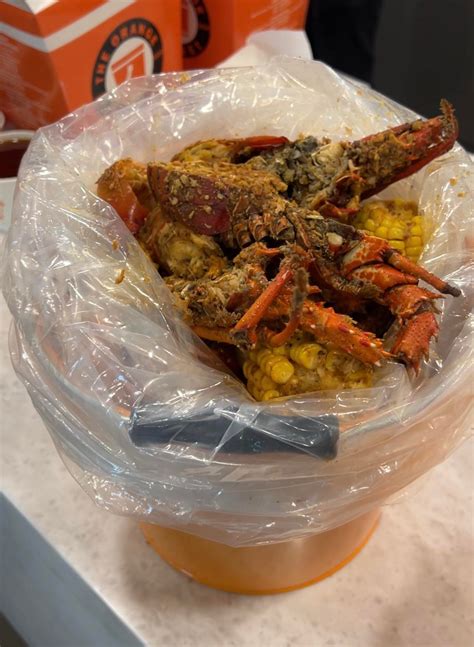 orange bucket seafood treats pepph