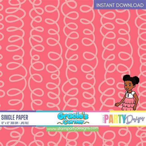GRACIE'S CORNER DIGITAL PAPER 1 – Starr's Party Designs