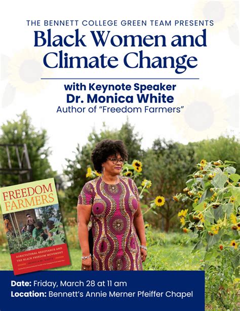 Happening on Friday: The Green Team at Bennett College Presents "Black