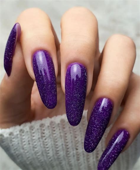 Perfect Purple Glitter Nails Pictures, Photos, and Images for Facebook ...