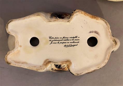 French Rabbit Tureen or Pate Dish by Michel Caugant at 1stDibs