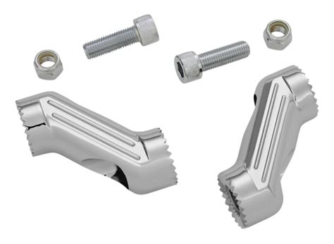 show chrome stepped offset peg extension  show chrome mounts