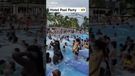 Hotel Pool Party 🫧🇯🇲 - YouTube