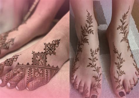 Best Minimal Bridal Foot Mehndi Design | Wedding Mehndi