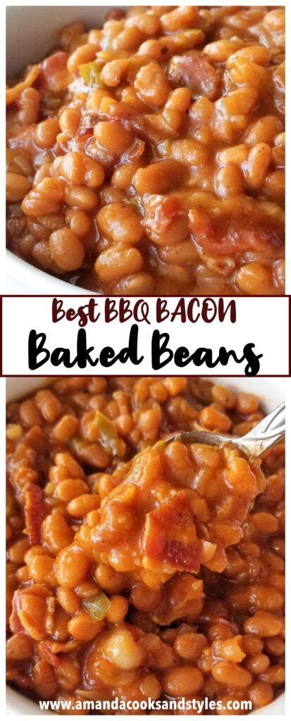 BBQ Bacon Baked Beans - Amanda Cooks & Styles