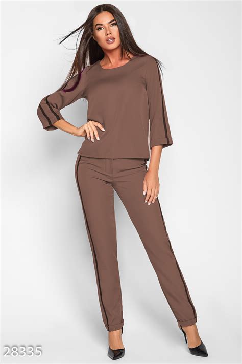 Стильный брючный костюм (№ 28335) ♡ Gepur - women clothes store