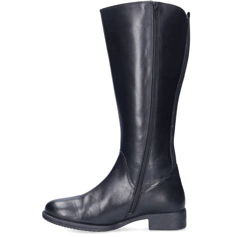 Sydney - Black - Wide Shaft Boots - JJ Footwear