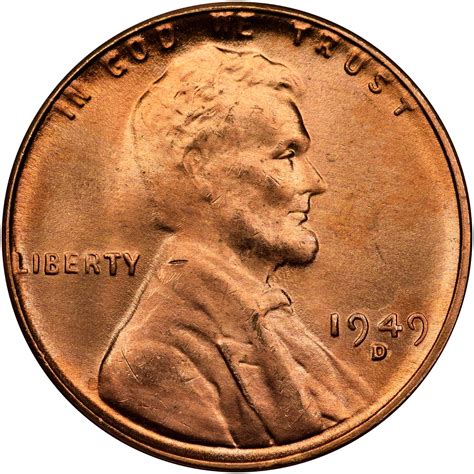 1949 D Lincoln Wheat Penny Prices | Ungraded, NGC, PCGS Values
