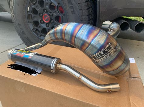 FS: YZ250 Bill’s Cone Look Pipe w/ Carbon Silencer *Brand New* - For