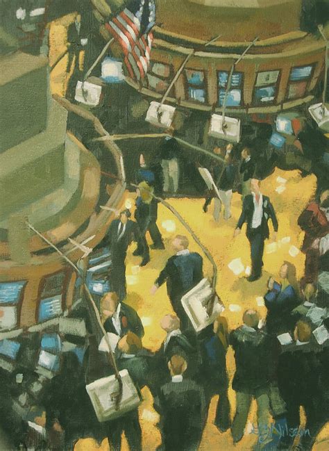 Stock Market Painting at PaintingValley.com | Explore collection of ...