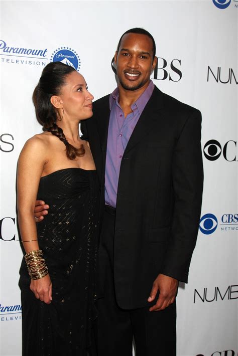 Sophina Brown Henry Simmons arriving at the Numb3rs 100th Episode Party