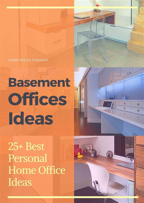 Basement Offices Ideas [25+ Best Personal Home Office Ideas]