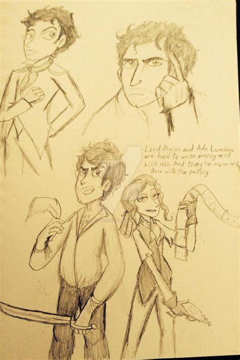 lord byron   byron  lovelace  ravenviolet  deviantart
