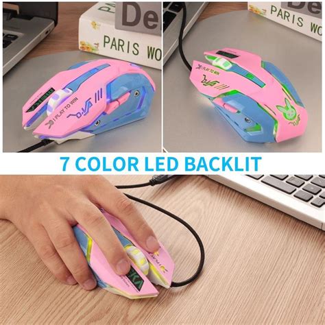 Для ноутбука, USB-компьютера, оптические мыши, дышащая светодиодная ...