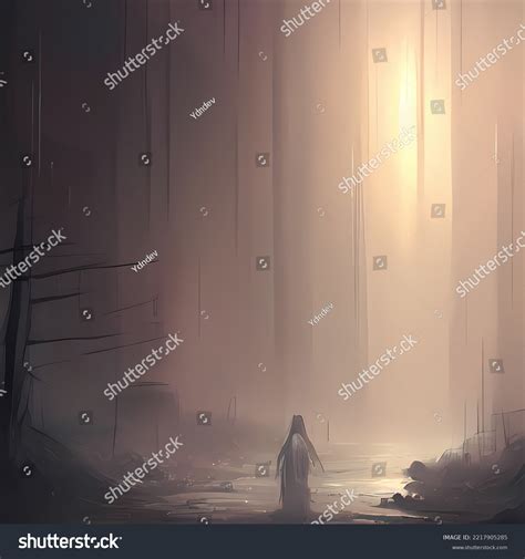 Horror Concept Art Design Idea Stock Illustration 2217905285 | Shutterstock