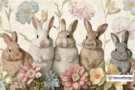 Bunny Party – Diamond Painting