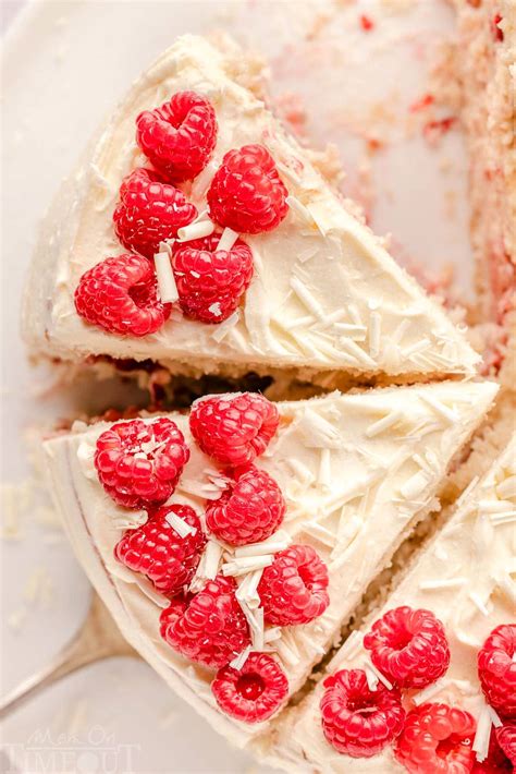 White Chocolate Raspberry Cake - Mom On Timeout