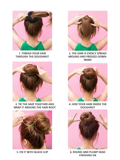 hair bun donut
