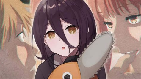 manga art  nayuta  chainsaw man  intense action