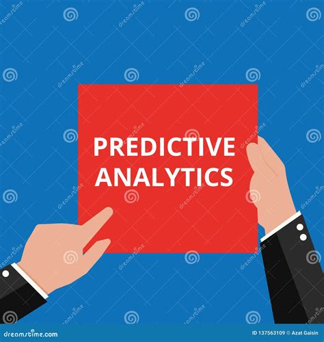 Conceptual Writing Showing Predictive Analytics Stock Illustration