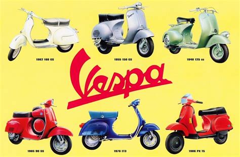 И это всё о ней: Vespa — мотороллер столетия: visualhistory — LiveJournal