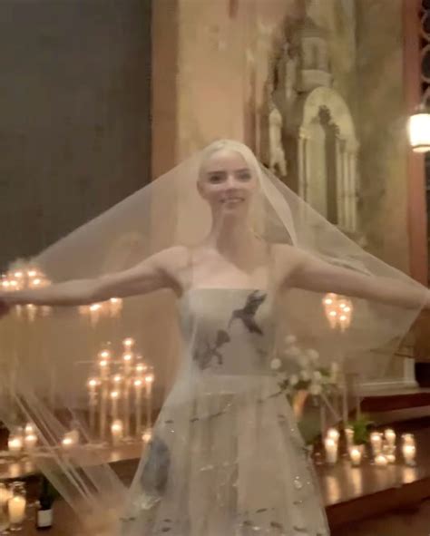Anya Taylor-Joy's Wedding Dress Was Covered in Hummingbirds and ...