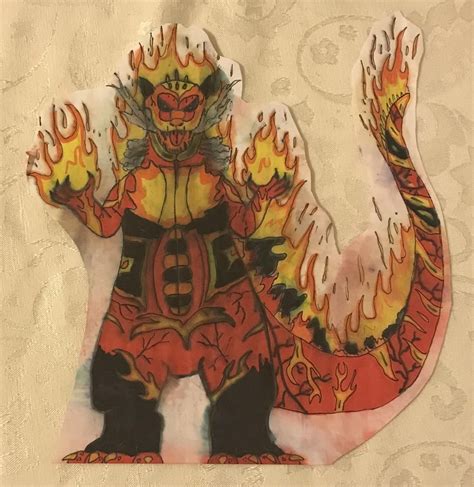 Custom Burning Godzilla design. : r/GODZILLA