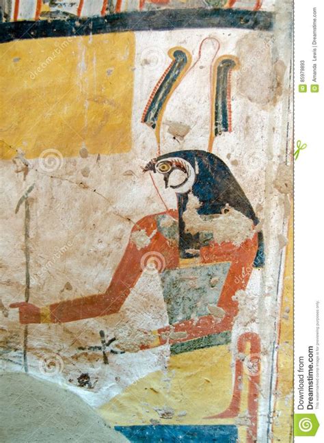 Ancient Egyptian painting of Horus | Egyptian painting, Ancient ...