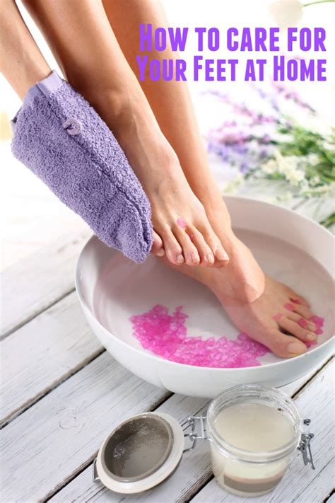 how to care for your feet at home