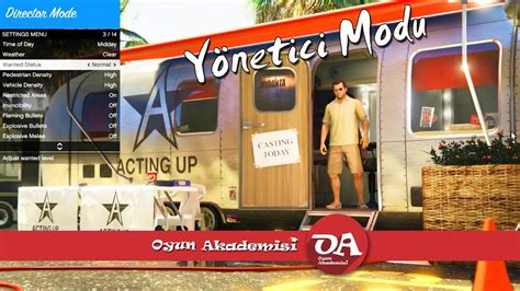 GTA 5 Yönetmen Mod ile Nasıl Oynanır / Director Mode - YouTube